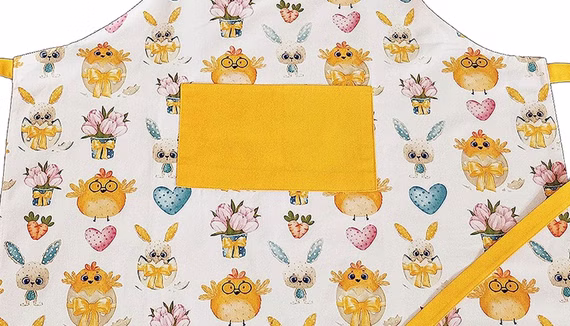 Küchenschürze Druckmotiv lustige Ostern Kochschürze