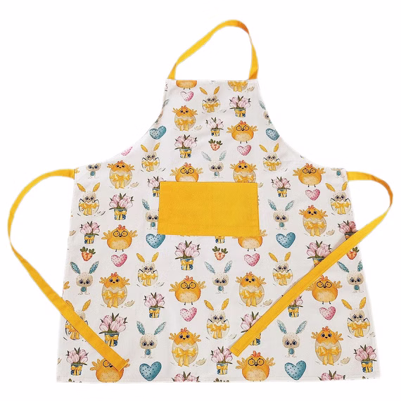 Küchenschürze Druckmotiv lustige Ostern Kochschürze