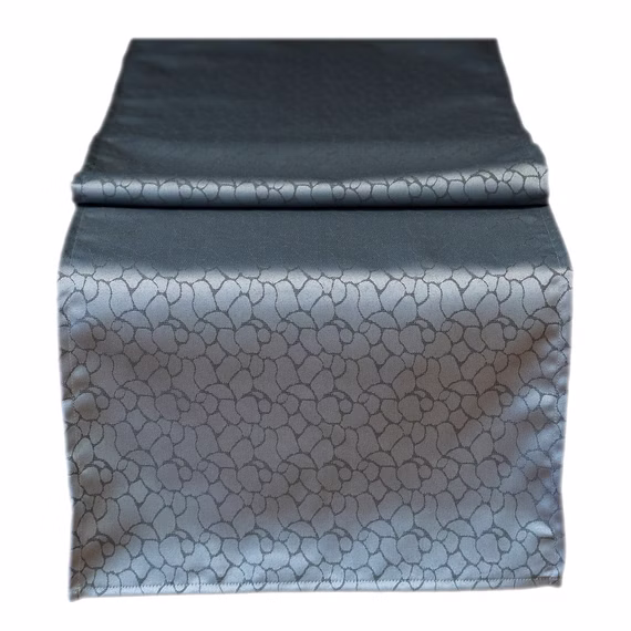 Tischdecke Jacquard meliert grau Tischläufer