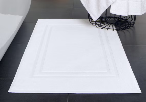 Badematte Hoch-Tief doppelte Rahmenborte 800 Gramm