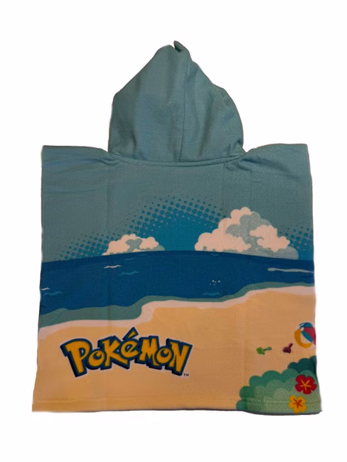 Badeponcho Kinderbademantel Pokemon