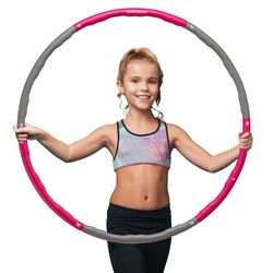 Cerceau Hula Hop Pour Enfants – 8 Sections Amovibles, Diamètre 58 Cm, PE Multicolore, Léger – Améliore La Coordination – Cadeau Pour école Et Jeux