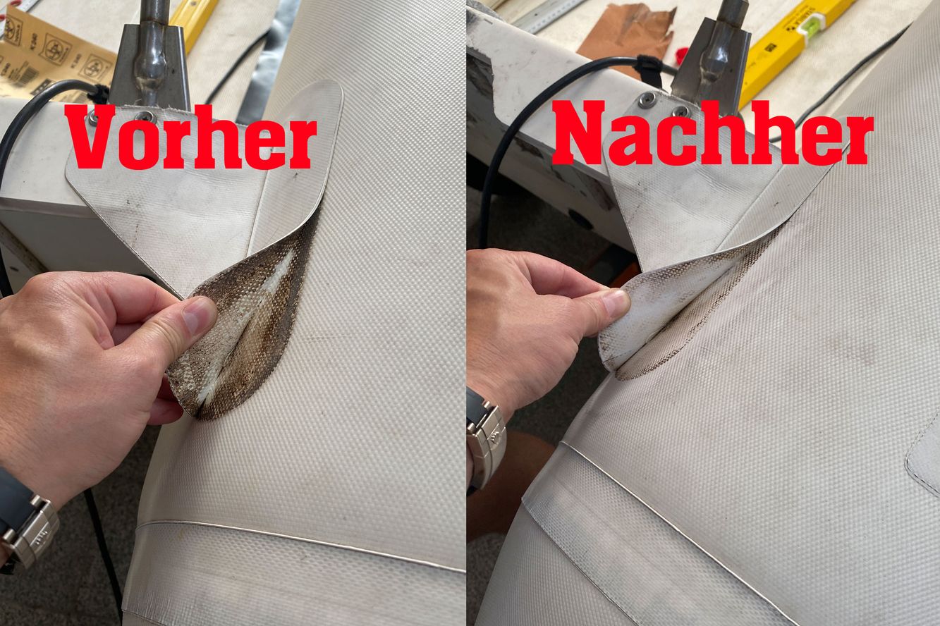 Kleber Kit für Schlauchboote: PVC Kleber + Kleberverdünner + Pinsel + Klebeband Kleber Kit für Schlauchboote: PVC Kleber + Kleberverdünner + Pinsel + Klebeband