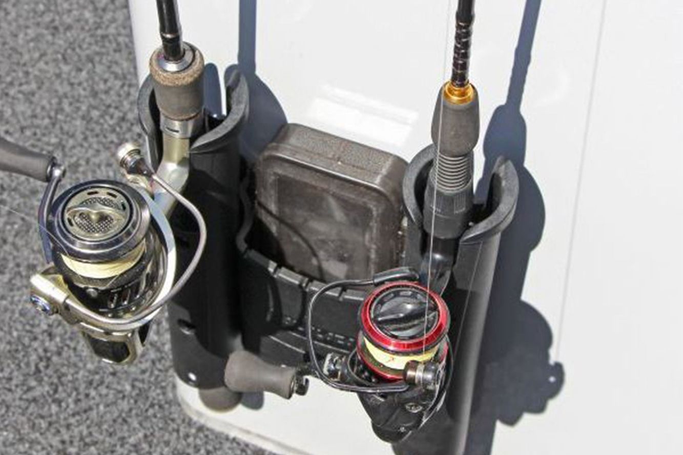 Railblaza RodStow-Double 2x Rutenhalter-Tube mit Behälter für Boote Railblaza RodStow-Double 2x Rutenhalter-Tube mit Behälter für Boote