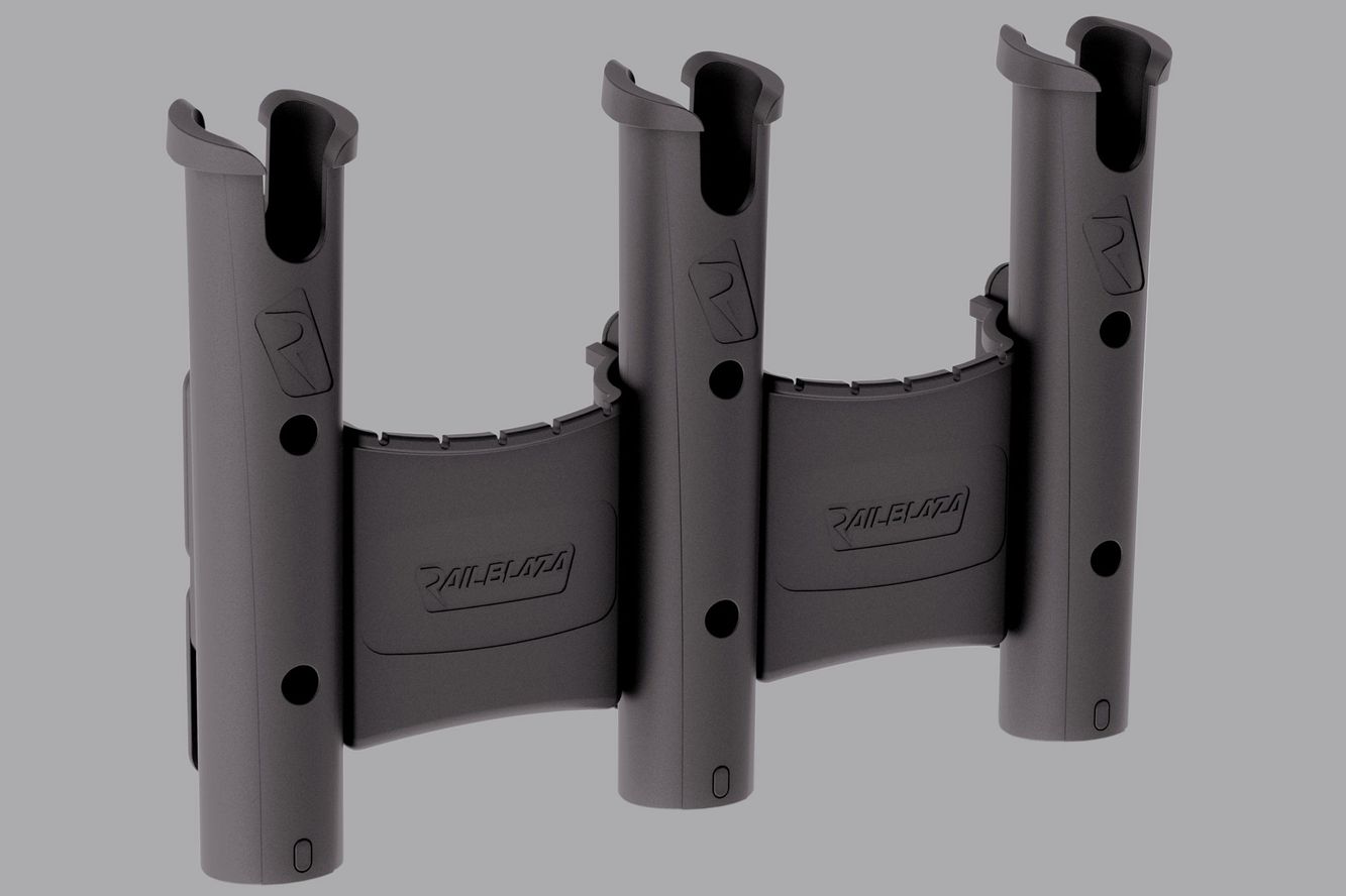 Railblaza RodStow Triple 3x Rutenhalter mit 2x Behälter für Boote Railblaza RodStow Triple 3x Rutenhalter mit 2x Behälter für Boote