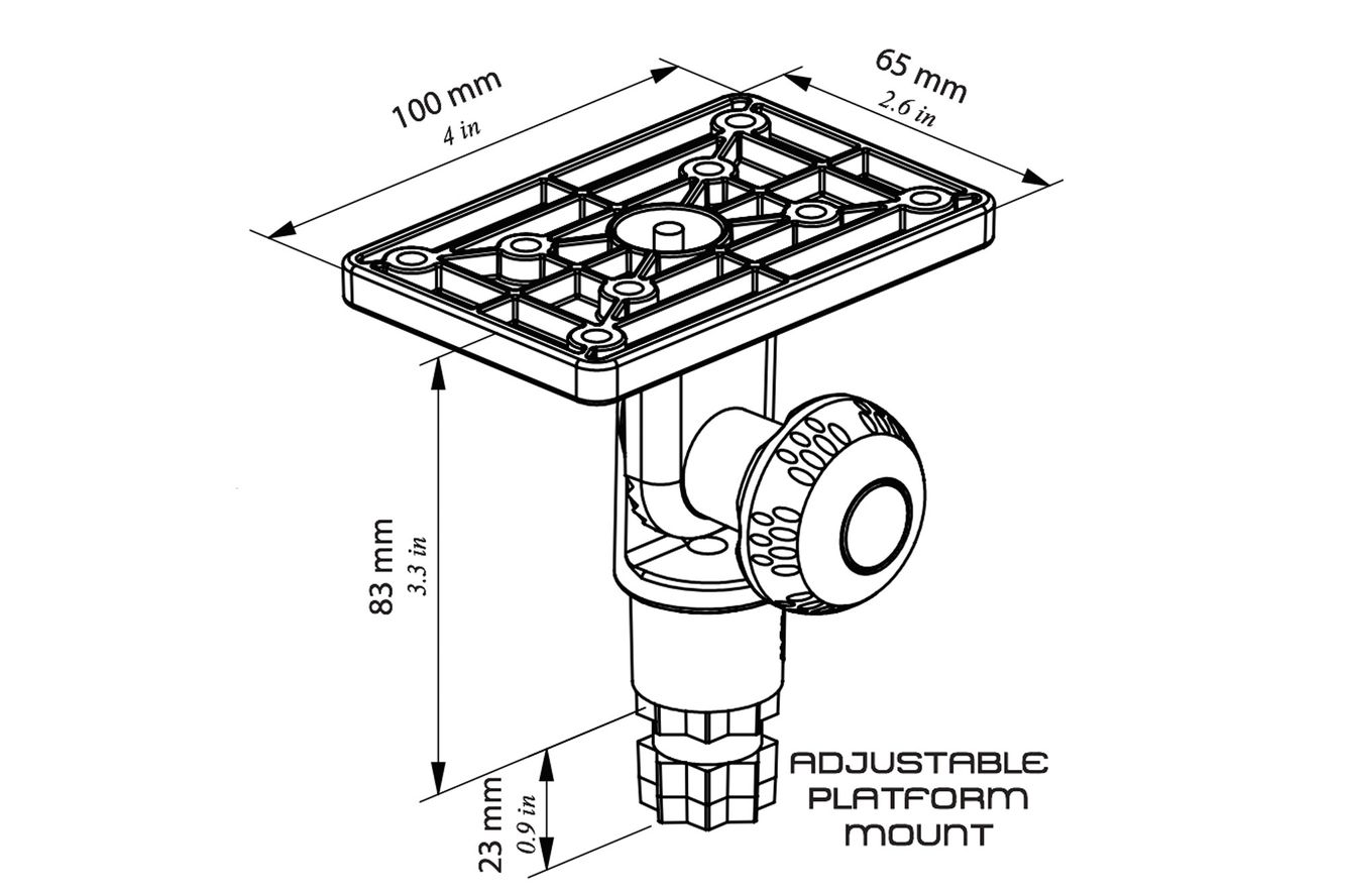Railblaza Filet Table 2, Filetiertisch inkl. 2x Adjustable Plattform 02-4024-11 Railblaza Filet Table 2, Filetiertisch inkl. 2x Adjustable Plattform 02-4024-11