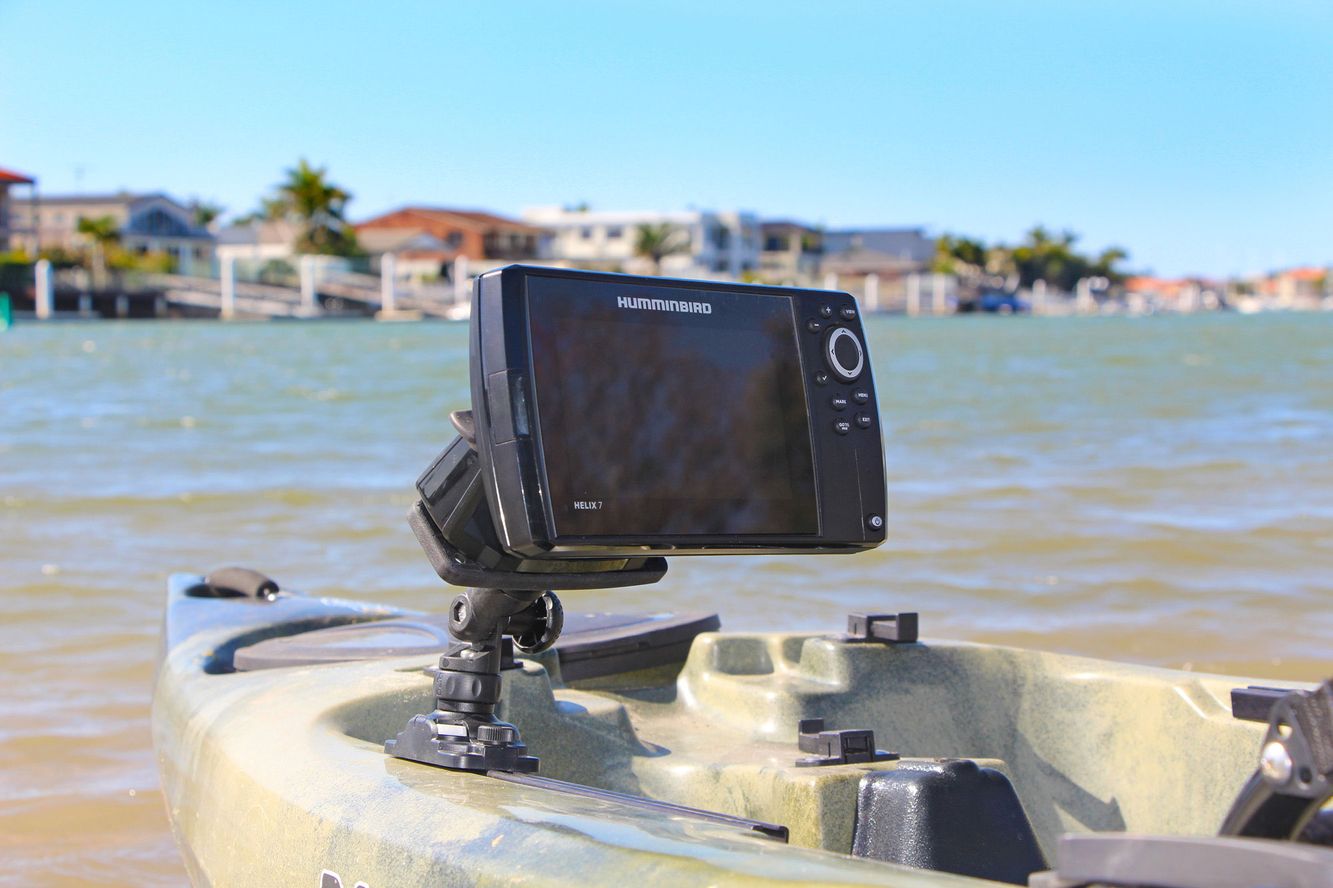 Railblaza Fish Finder Mount R-Lock R, Plattform Echolote (160 x 60 mm) 02-4141-11 Railblaza Fish Finder Mount R-Lock R, Plattform Echolote (160 x 60 mm) 02-4141-11
