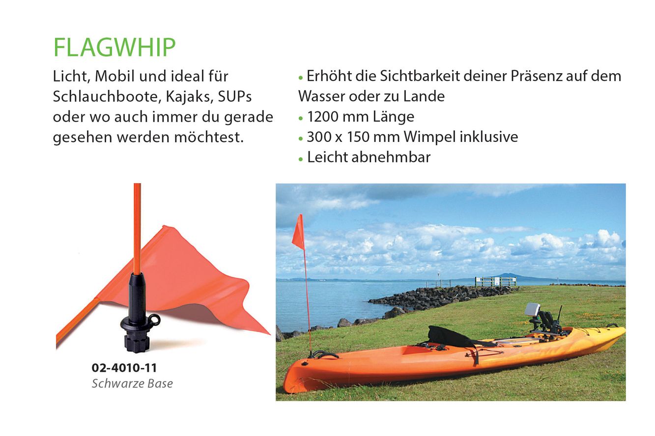 Railblaza Flagwhip, Wimpel Bootswimpel Kajak Pennant 02-4010-11 Railblaza Flagwhip, Wimpel Bootswimpel Kajak Pennant 02-4010-11