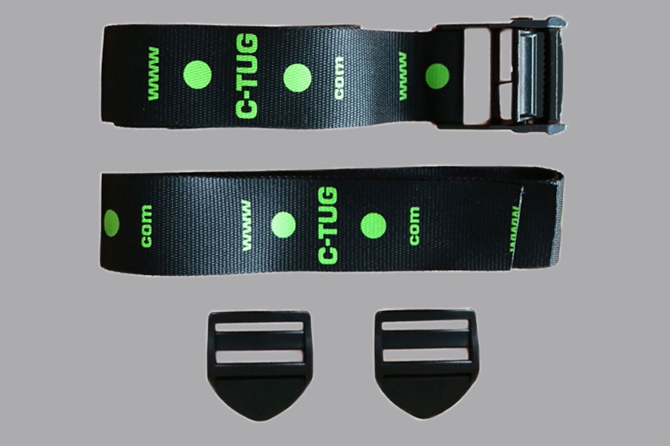 Railblaza C-TUG Strap Kit with Cam lock buckle, (2x Gurt 1.2m + 1.6m) CT-1033 Railblaza C-TUG Strap Kit with Cam lock buckle, (2x Gurt 1.2m + 1.6m) CT-1033