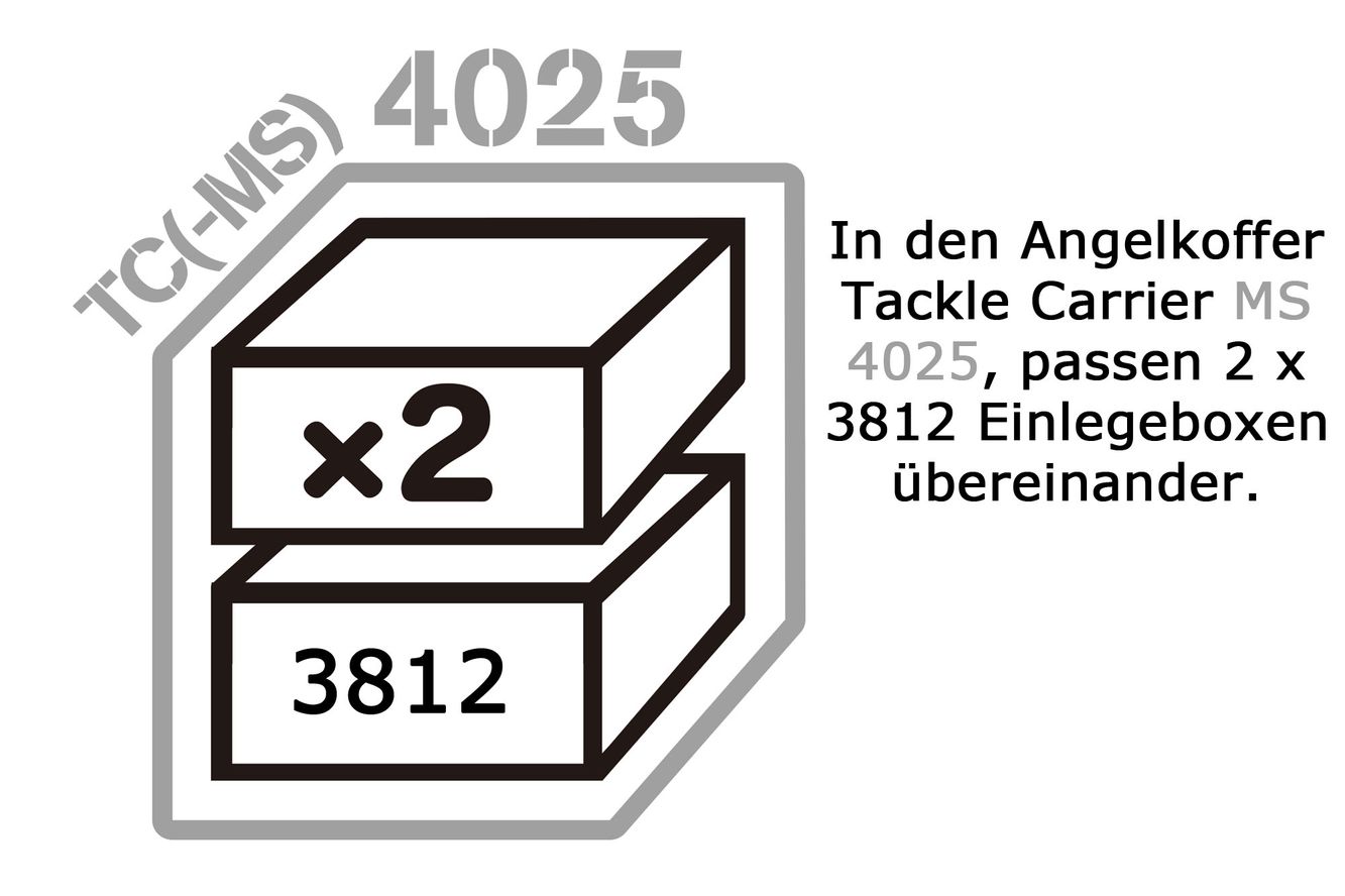 Daiichiseiko Tackle Cube Boxen Einlegeboxen L 3812 für Tackle Carrier MS 4025 Daiichiseiko Tackle Cube Boxen Einlegeboxen L 3812 für Tackle Carrier MS 4025