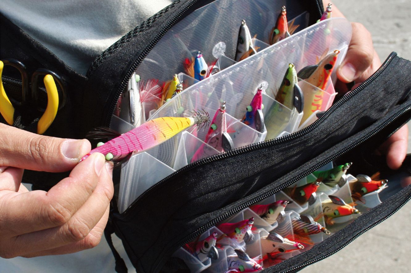Daiichiseiko fest am Körper anliegende Ködertasche Kunstköder Egi Rack BB30 Plus Daiichiseiko fest am Körper anliegende Ködertasche Kunstköder Egi Rack BB30 Plus