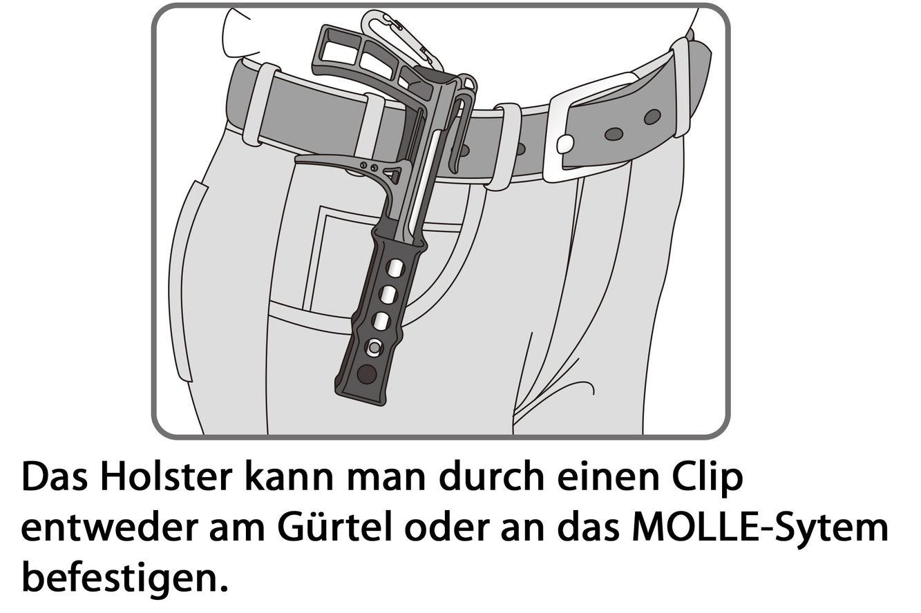 Daiichiseiko Japan-Hakenlöser Zange als Pistolengriff Gun Pliers und Holster Daiichiseiko Japan-Hakenlöser Zange als Pistolengriff Gun Pliers und Holster