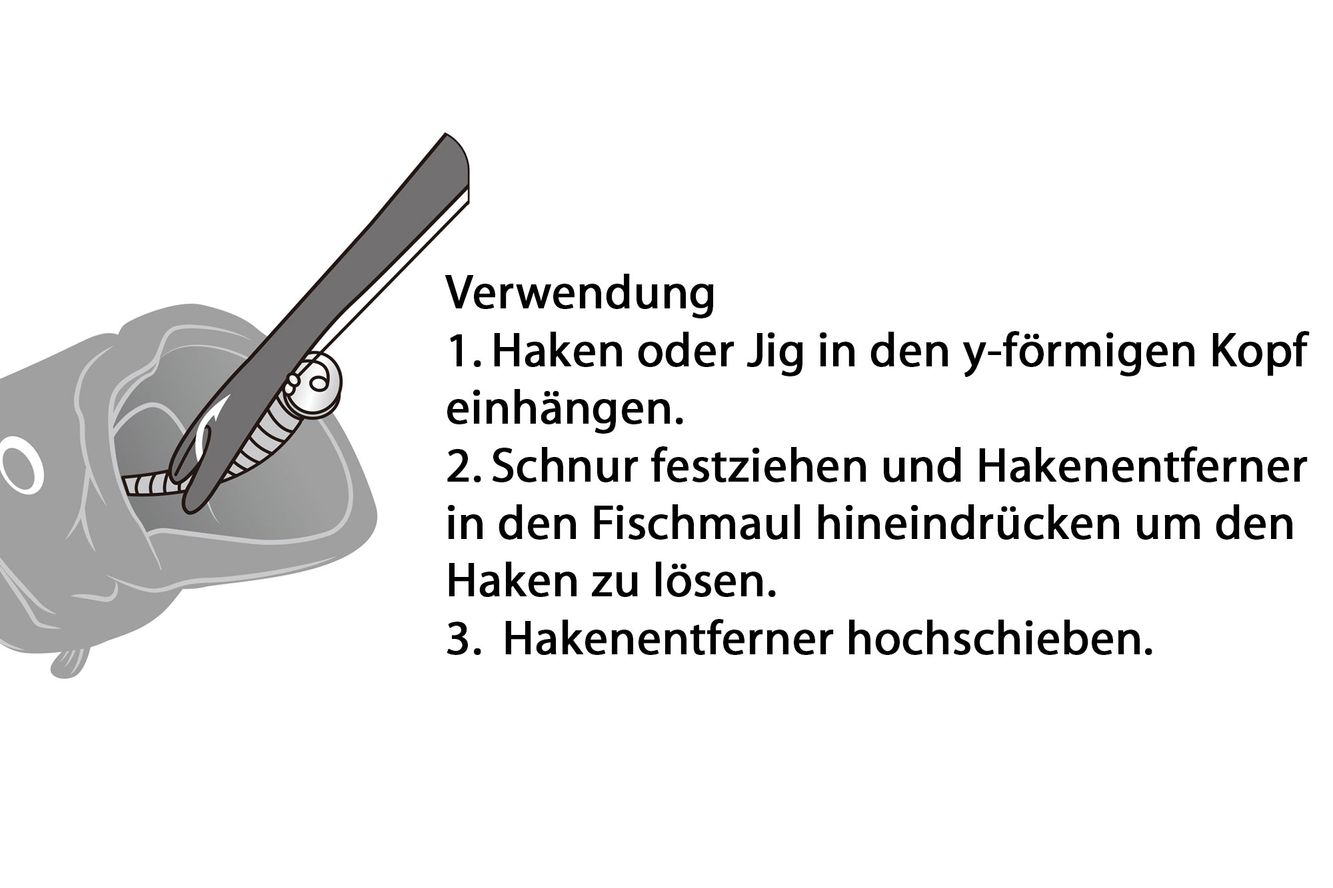 Daiichiseiko Fisch Hakenlöser aus Kunstoff für Jiggs MC Hook Remover Daiichiseiko Fisch Hakenlöser aus Kunstoff für Jiggs MC Hook Remover
