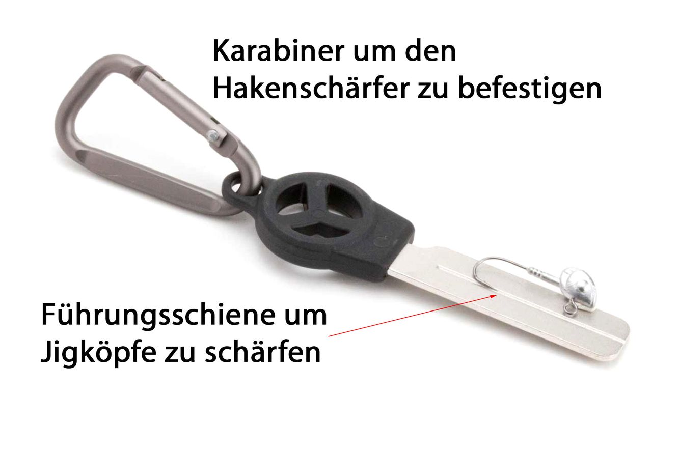 Daiichiseiko Japan-Hakenschärfer Angelhaken Drillinge MC Hook Sharpener Black Daiichiseiko Japan-Hakenschärfer Angelhaken Drillinge MC Hook Sharpener Black