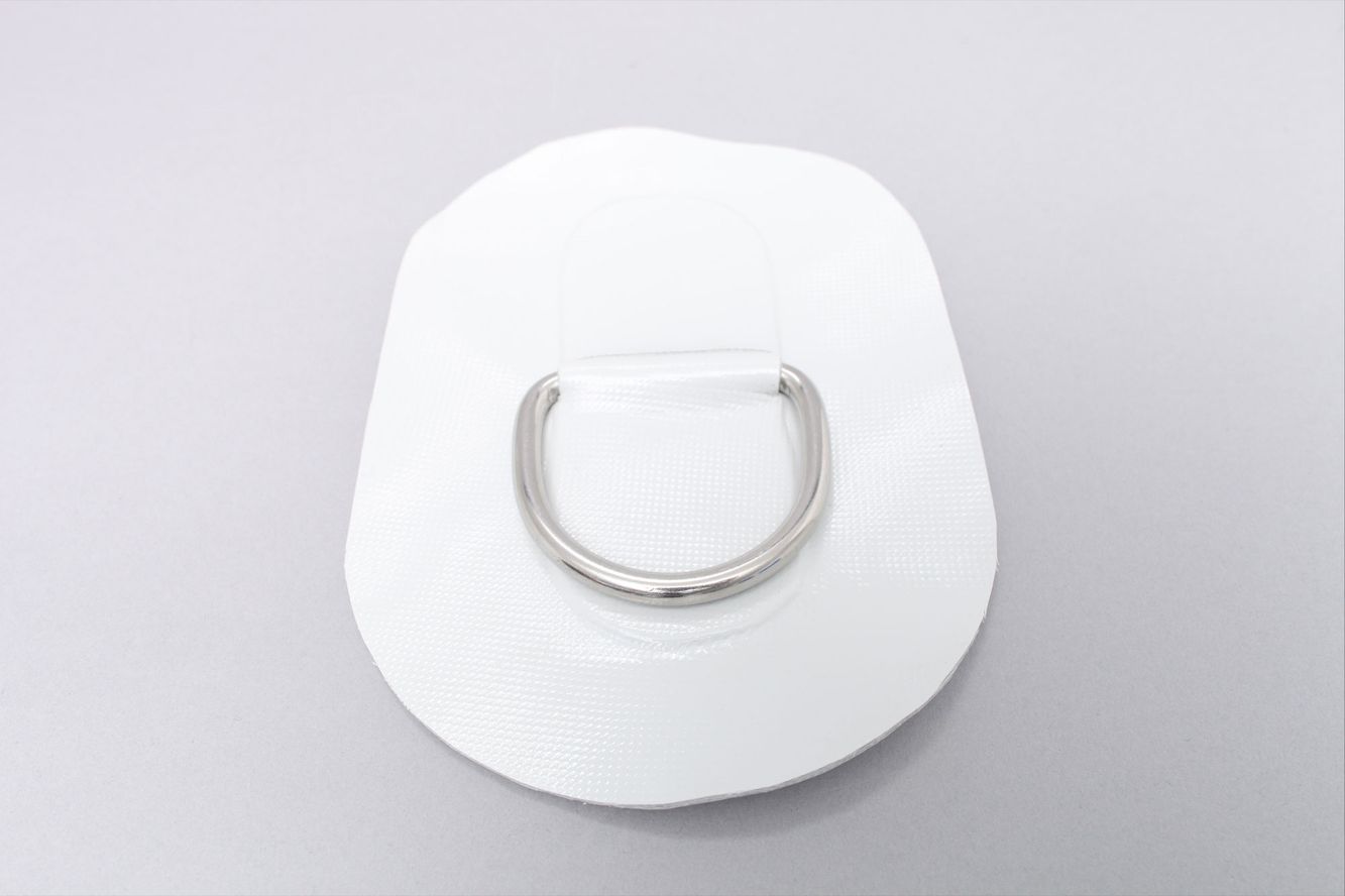 D-Ring (170 x 120mm) für Schlauchboote, Beschlag zum Aufkleben aus Valmex Bengar D-Ring (170 x 120mm) für Schlauchboote, Beschlag zum Aufkleben aus Valmex Bengar