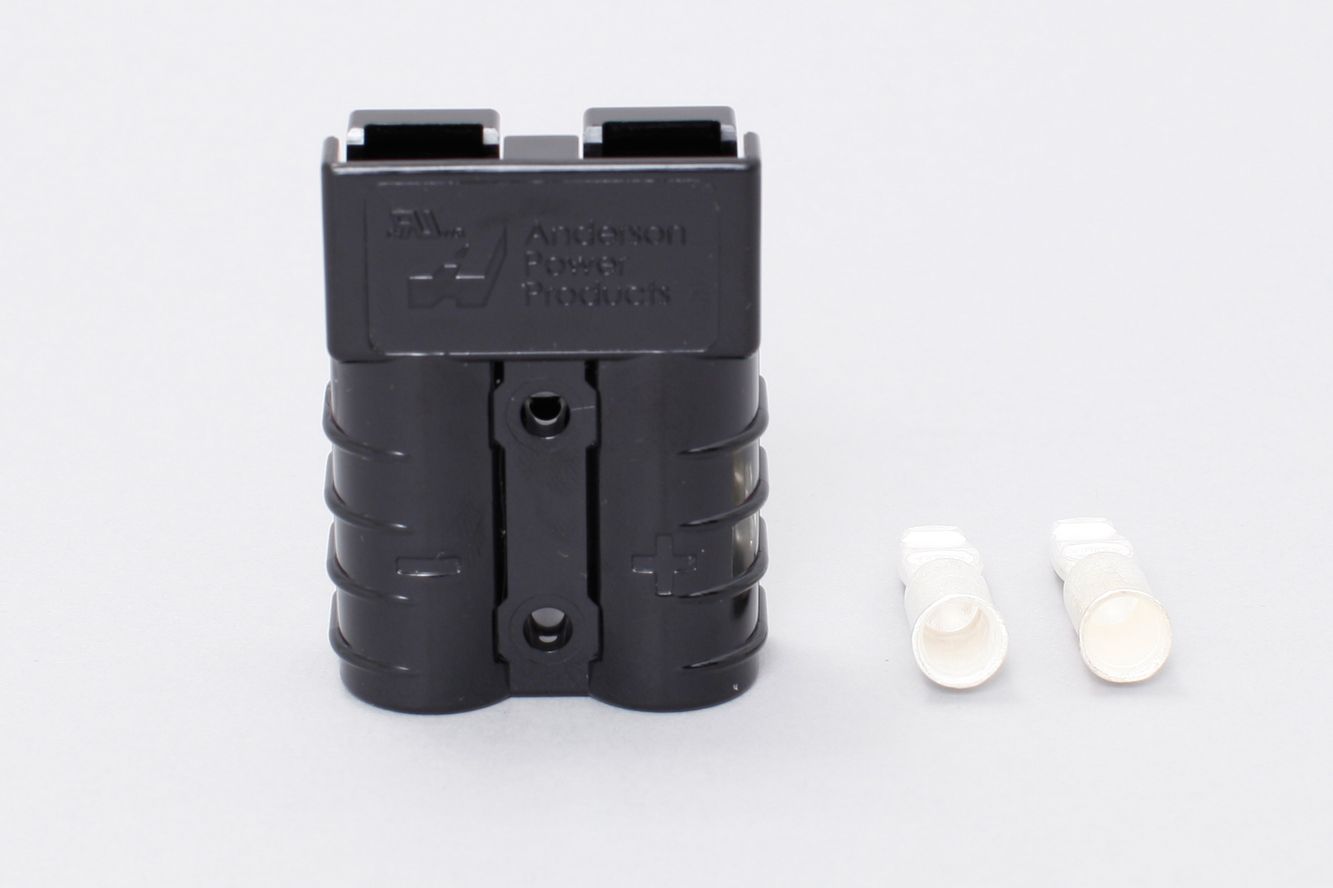 Stecker für E-Motore Anderson SB50 und 2 Kontakte 6 AWG Kabelquerschnitt 12-16mm² Stecker für E-Motore Anderson SB50 und 2 Kontakte 6 AWG Kabelquerschnitt 12-16mm²