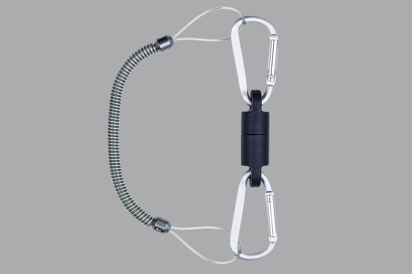 Daiichiseiko Sicherheitsschnur M/L 2 Carabiner & Magnethalter MG 3500/5000 Daiichiseiko Sicherheitsschnur M/L 2 Carabiner & Magnethalter MG 3500/5000