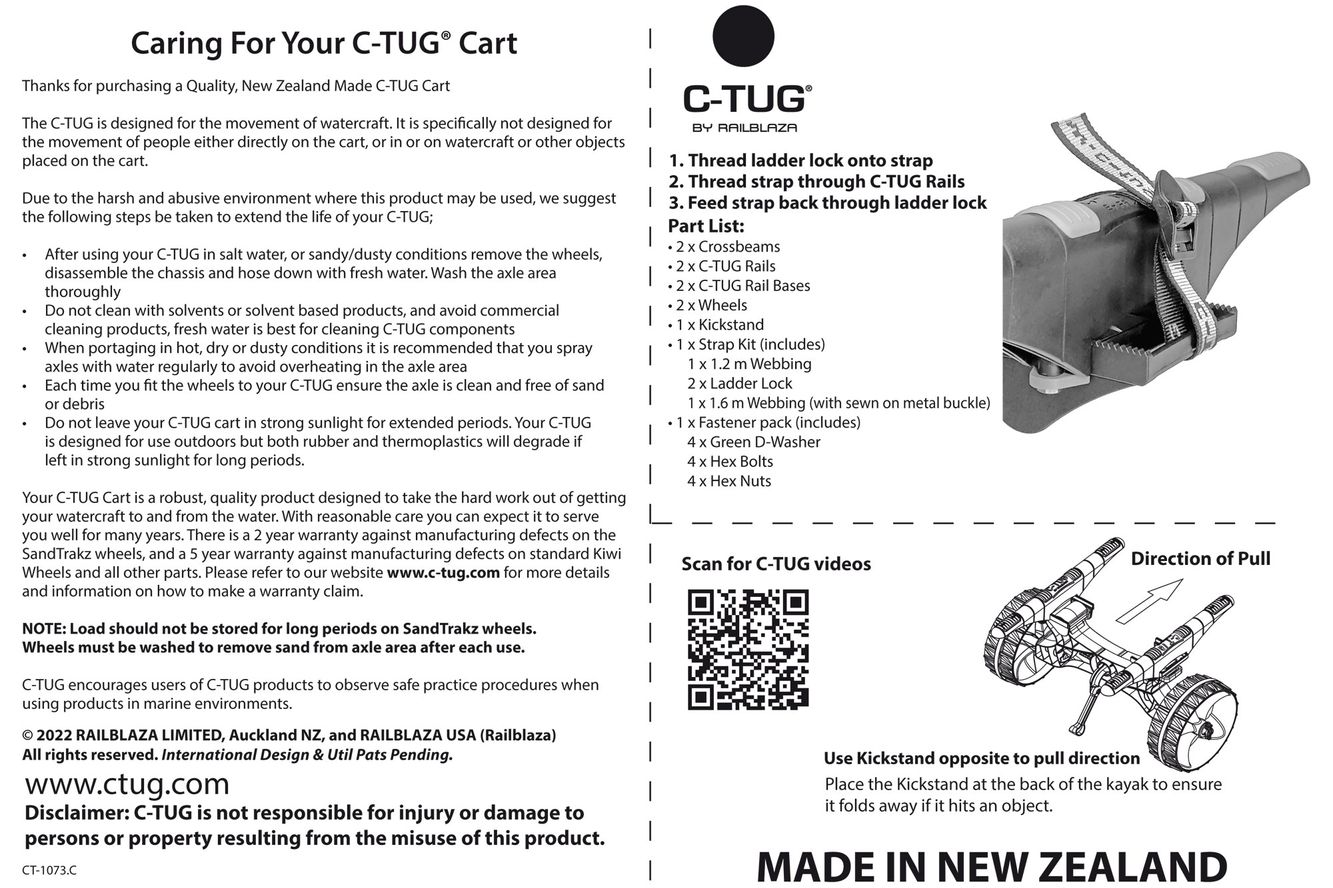 Railblaza C-Tug R Conversion Kit alten C-Tug umrüsten auf neue Version 50-0012-71 Railblaza C-Tug R Conversion Kit alten C-Tug umrüsten auf neue Version 50-0012-71
