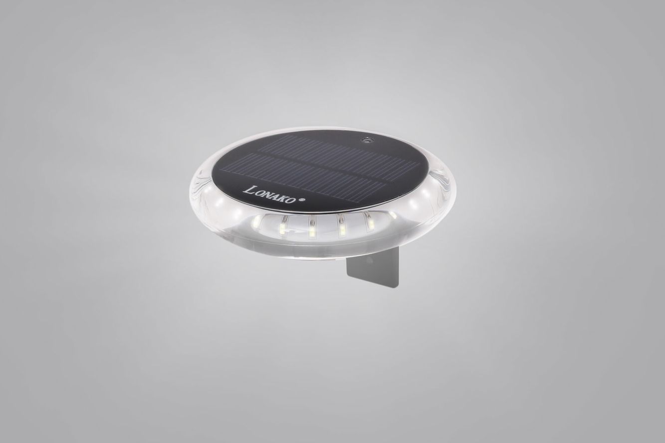 Fasten Lonako LED-Positionslicht Boote eingebauter Akku und Solar, 1 Farbe weiß Fasten Lonako LED-Positionslicht Boote eingebauter Akku und Solar, 1 Farbe weiß