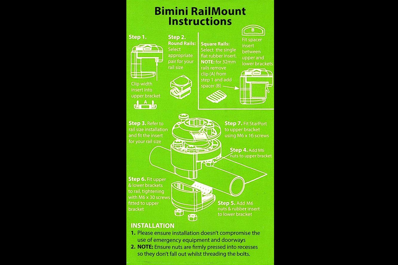 Railblaza Halterung RailMount Rund (Ø 19, 22 und 25mm) und Vierkantrohr (28 und 32 mm) Railblaza Halterung RailMount Rund (Ø 19, 22 und 25mm) und Vierkantrohr (28 und 32 mm)