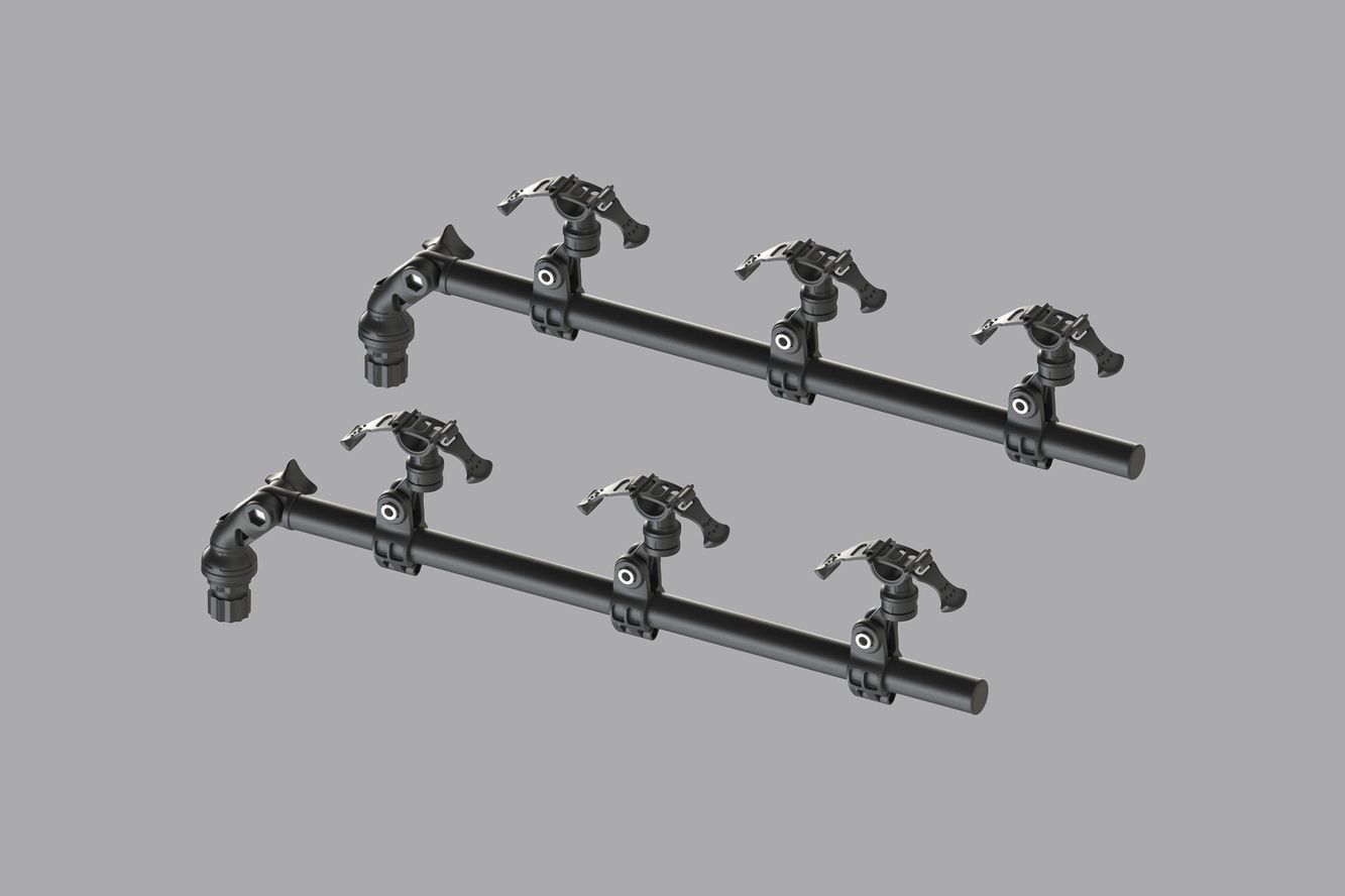 Fasten 3 Fach Rutenhalter Ablage Rod Racks Auslegearm, horizontale Ablage Fasten 3 Fach Rutenhalter Ablage Rod Racks Auslegearm, horizontale Ablage