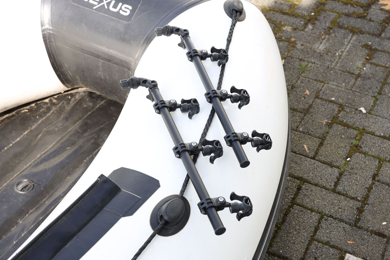 Fasten 3 Fach Rutenhalter Ablage Rod Racks Auslegearm, horizontale Ablage Fasten 3 Fach Rutenhalter Ablage Rod Racks Auslegearm, horizontale Ablage