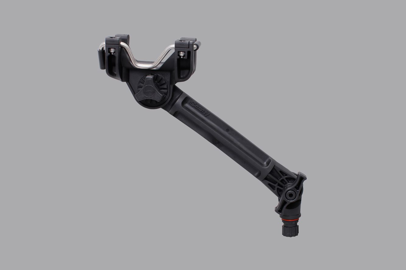 Fasten kompatibler Rutenhalter 289 R-5 mit Metallbügel und Verlängerung Belly Fasten kompatibler Rutenhalter 289 R-5 mit Metallbügel und Verlängerung Belly