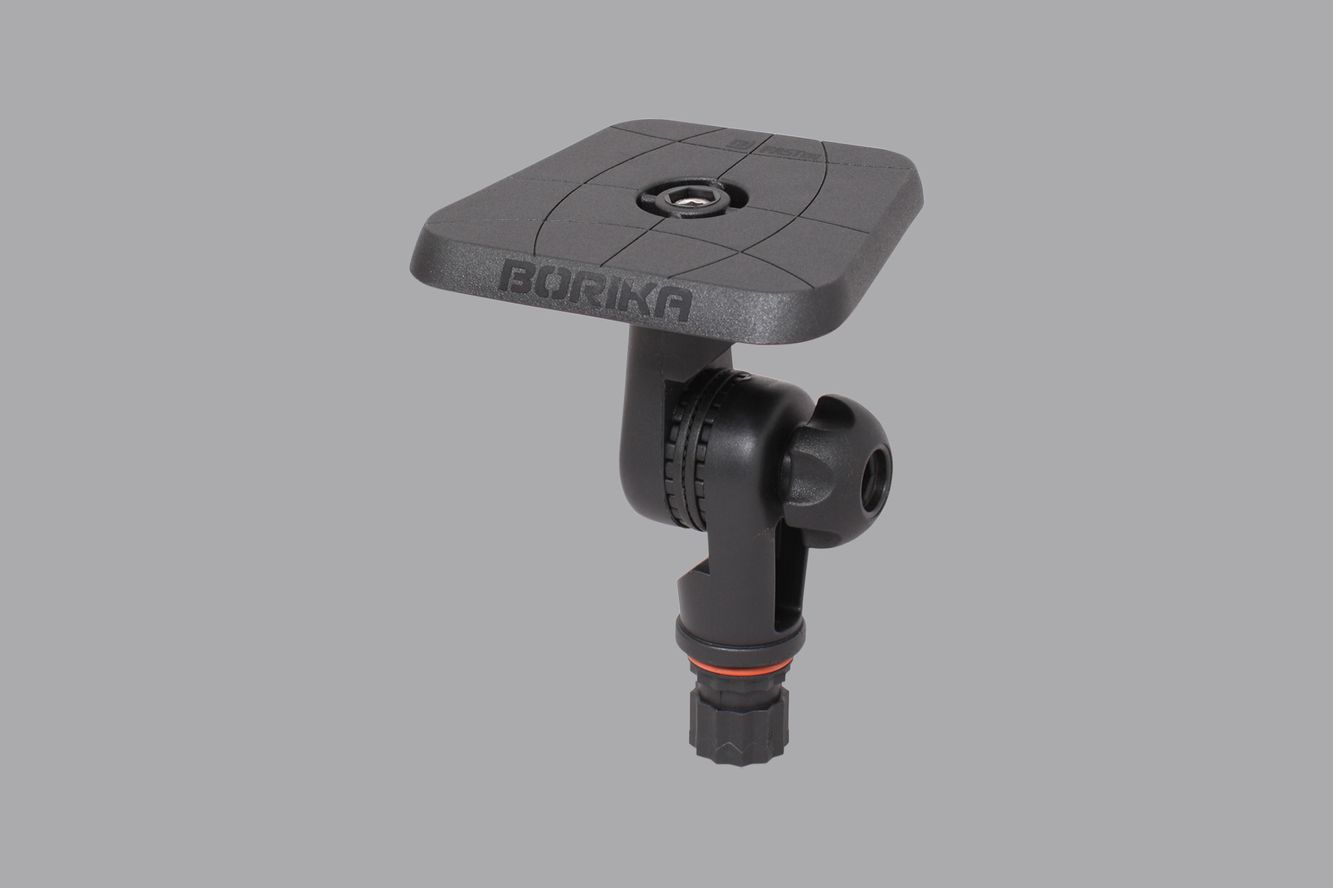 Fasten-Plattform (100 mm x 100 mm), für Kamera und Echolote 360° rotierbar und neigbar Fasten-Plattform (100 mm x 100 mm), für Kamera und Echolote 360° rotierbar und neigbar