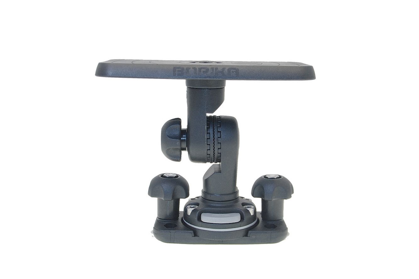 Fasten-Plattform (164 mm x 68 mm), für Kamera und Echolote 360° rotierbar und neigbar Fasten-Plattform (164 mm x 68 mm), für Kamera und Echolote 360° rotierbar und neigbar