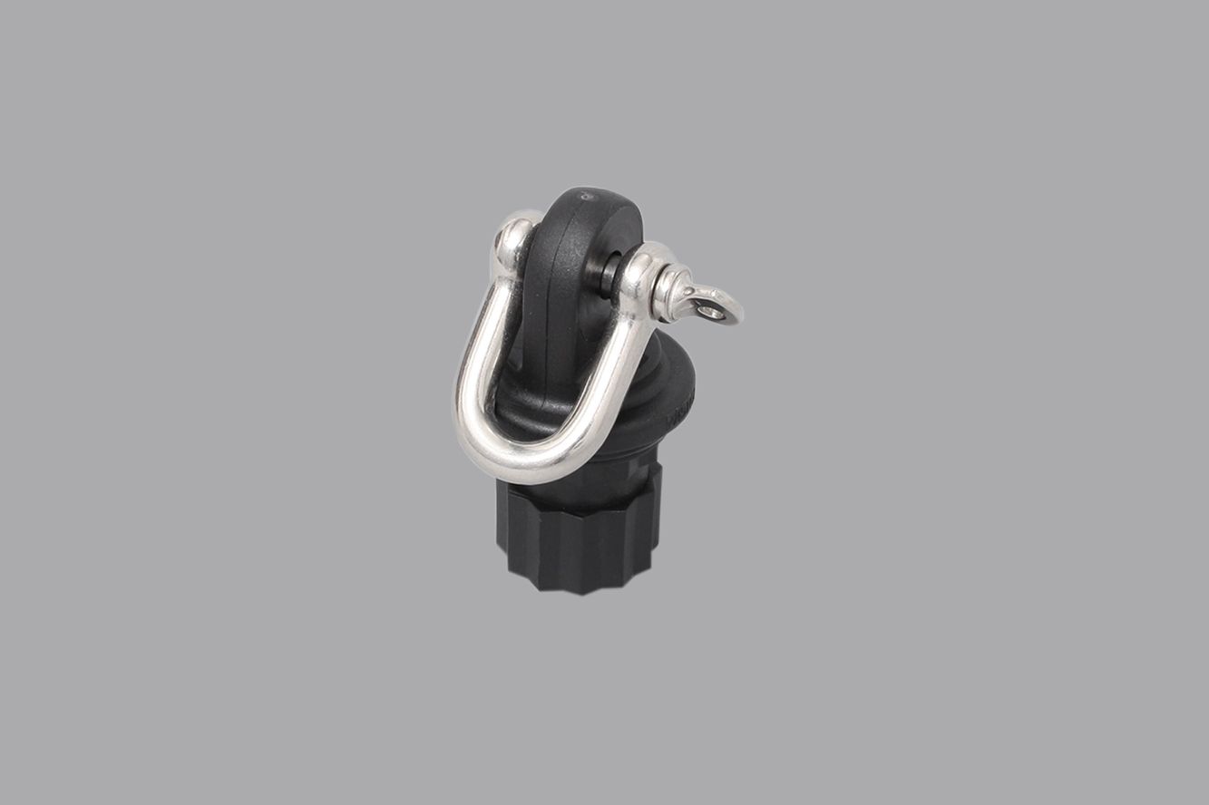 Fasten 1 x Rigging Clip, Drahtseil Clip, Seildurchlass für Boote und Schlauchboote Fasten 1 x Rigging Clip, Drahtseil Clip, Seildurchlass für Boote und Schlauchboote