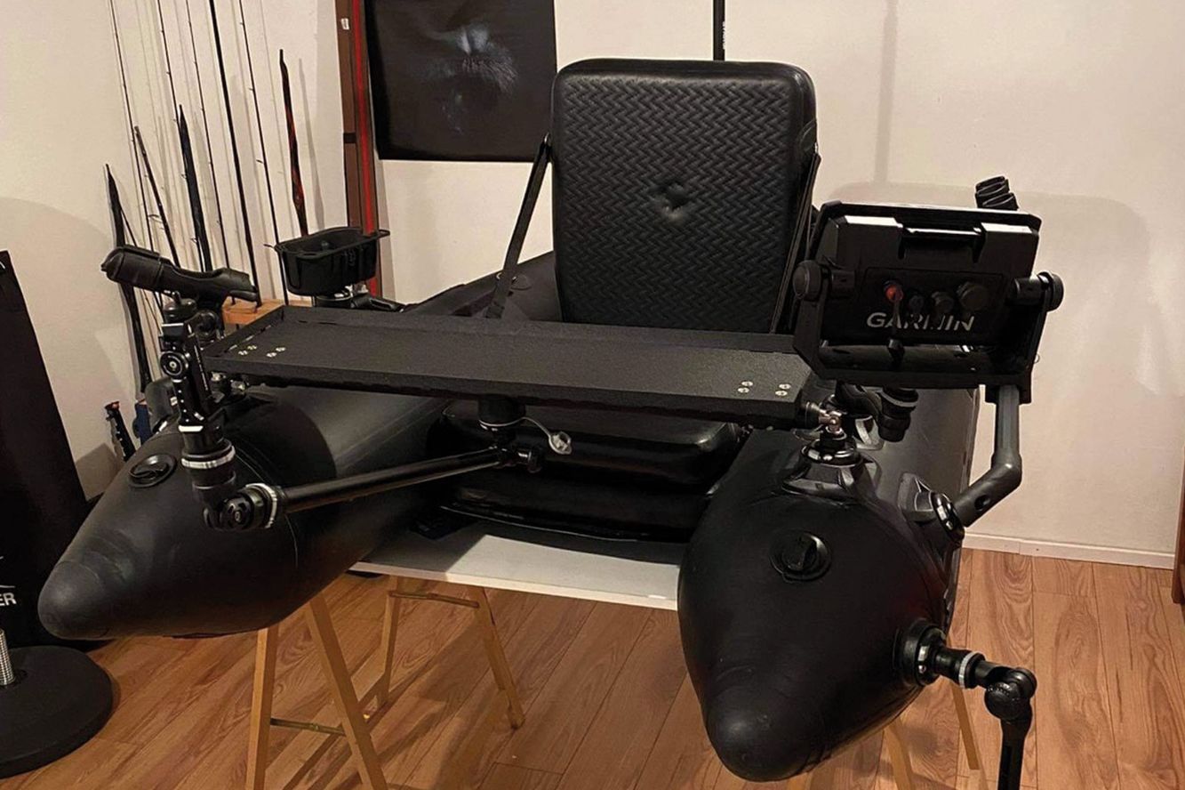 Alu-Fronttisch für Bellyboot (800x200mm) in schwarz für Frontstange Frontbar Alu-Fronttisch für Bellyboot (800x200mm) in schwarz für Frontstange Frontbar