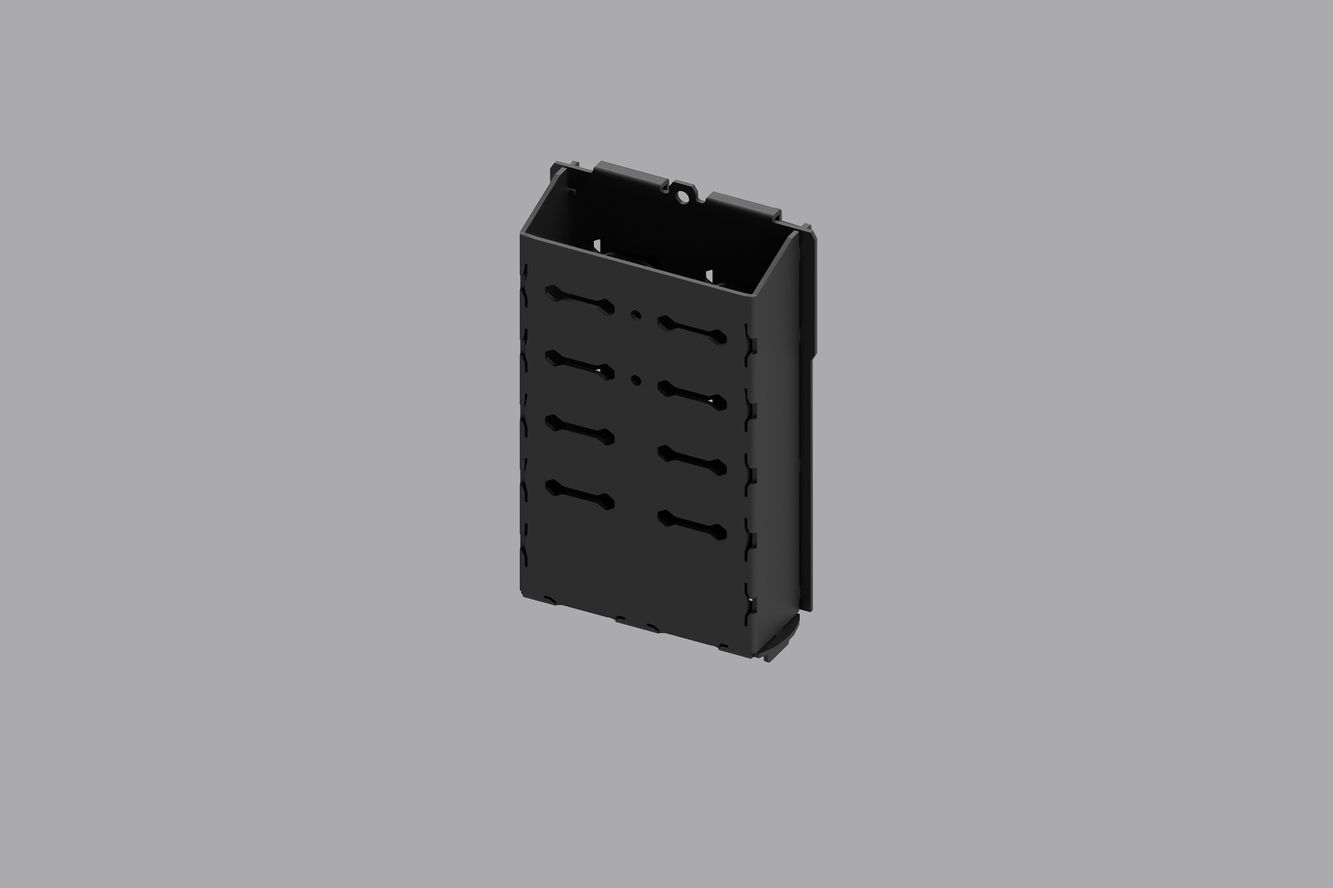 Fasten PVC Tasche (L 138x80x30 mm) mit Molle Schnallen für Ködertisch THf375 Fasten PVC Tasche (L 138x80x30 mm) mit Molle Schnallen für Ködertisch THf375