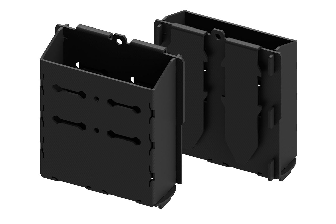 Fasten Mini PVC Tasche (S 90x80x30 mm) mit Molle Schnallen für Ködertisch THf375 Fasten Mini PVC Tasche (S 90x80x30 mm) mit Molle Schnallen für Ködertisch THf375