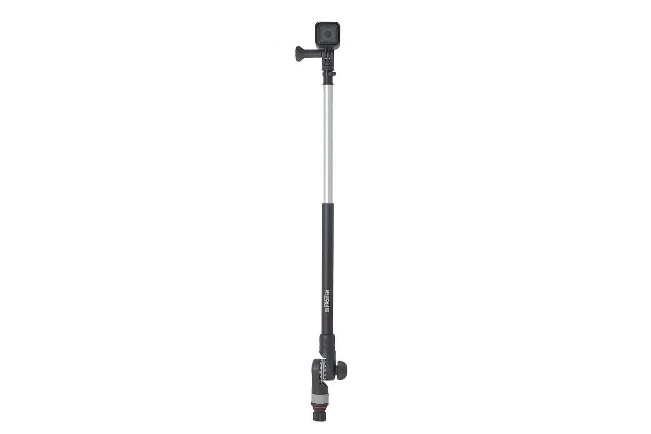 Fasten Videokamera Halter (600 mm) 2 Stufen Teleskop Länge änderbar rotier- und neigbar Fasten Videokamera Halter (600 mm) 2 Stufen Teleskop Länge änderbar rotier- und neigbar