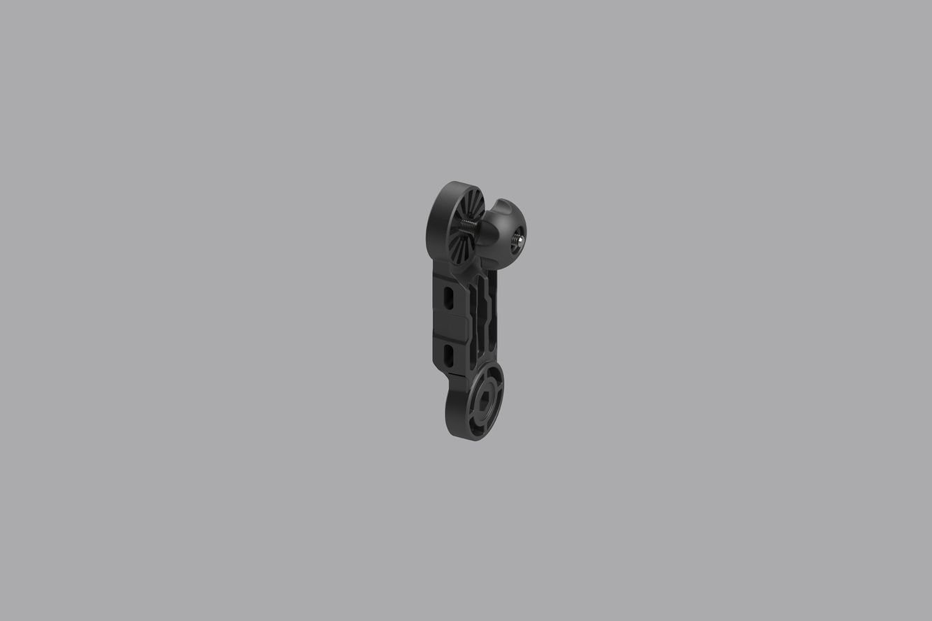 Stangen Verlängerung (100 mm), aus Kunststoff für Zubehör mit Knickgelenken Stangen Verlängerung (100 mm), aus Kunststoff für Zubehör mit Knickgelenken