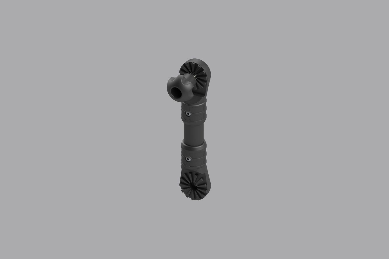 Fasten Stangen Verlängerung (160 mm) (Ø25) aus Aluminium Fasten Stangen Verlängerung (160 mm) (Ø25) aus Aluminium