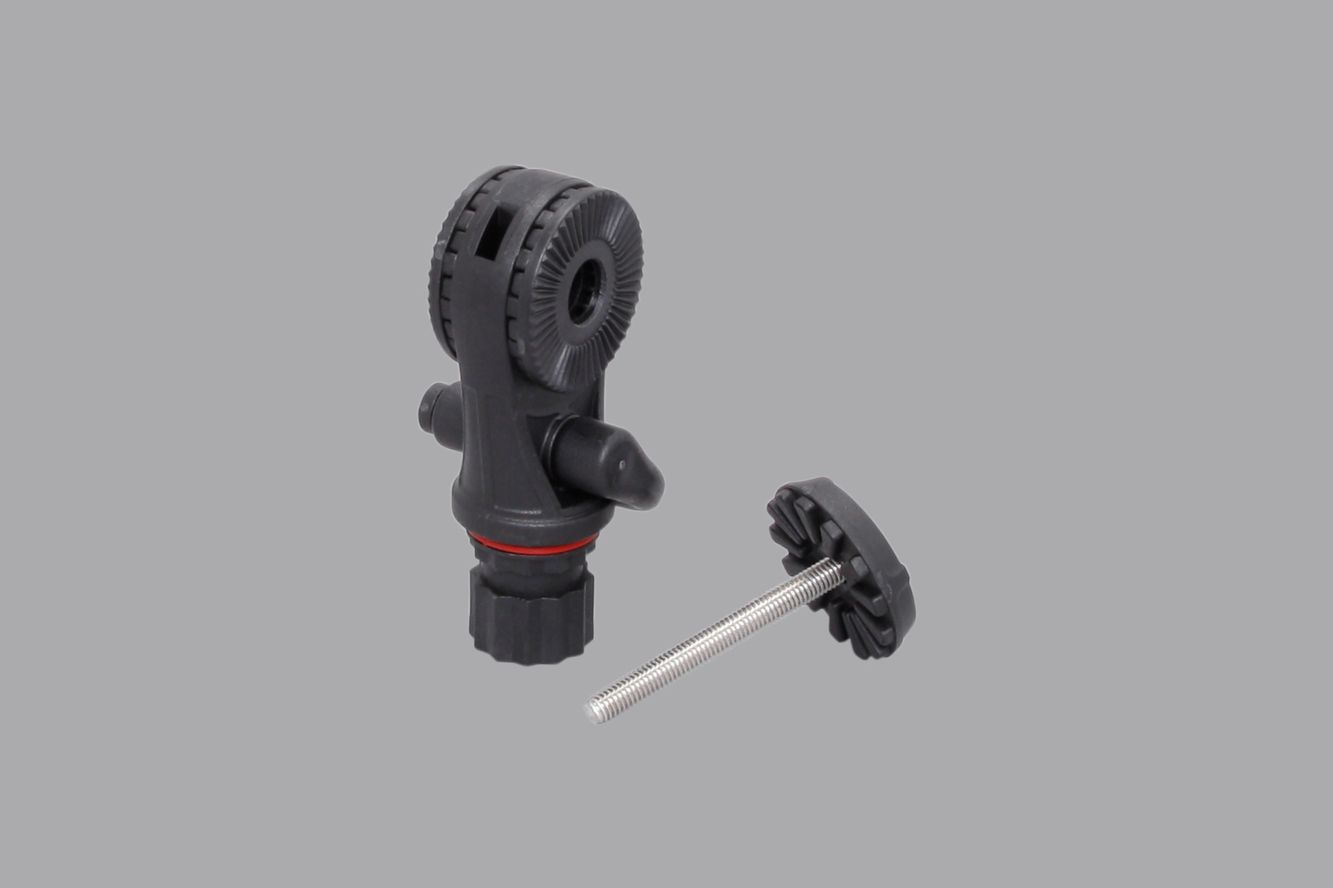 Fasten-Stern-Adapter um 2 Zubehör-Artikel mit Gelenk auf einmal zu befestigen Fasten-Stern-Adapter um 2 Zubehör-Artikel mit Gelenk auf einmal zu befestigen