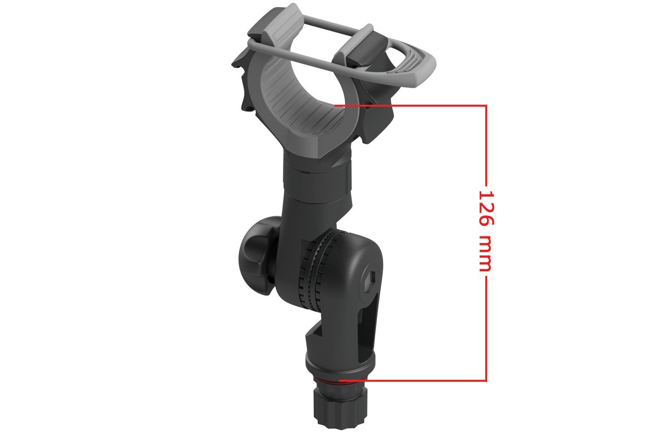 Fasten Stangen und Rohrhalterung (Ø30-40 mm) elastischem Gummi rotier- und neigbar Fasten Stangen und Rohrhalterung (Ø30-40 mm) elastischem Gummi rotier- und neigbar