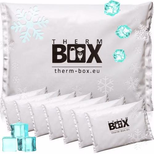 THERM BOX Profi Kühlakku für Kühlbox Set 8 Stück Groß 450g Wiederverwendbar Kühlpad Kühlpack