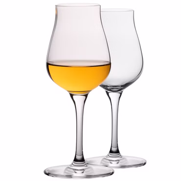 IMPERIAL Nosing Glas 110ml Tasting Glas für Whisky & Cognac aus Crystalline Glas Set 2 Stück Spülmaschinenfest