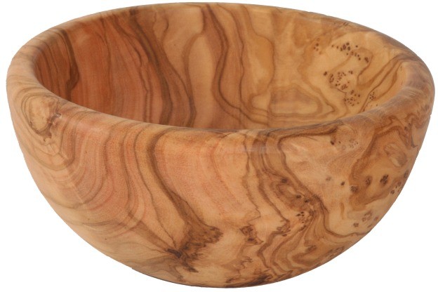 Salatschüssel Durchmesser 24-25 cm aus Olivenholz