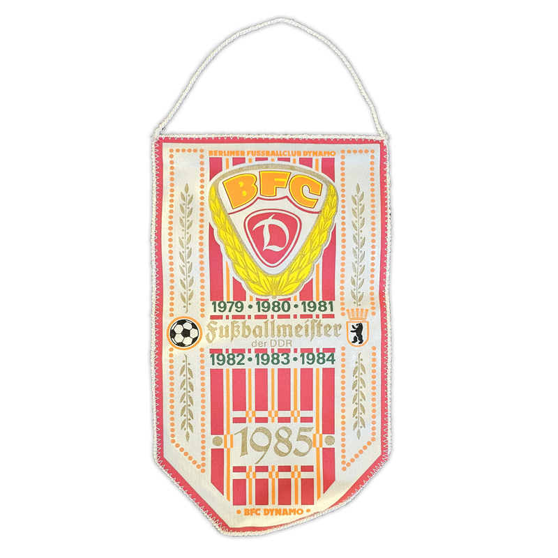 Wimpel 8x Meister 1985