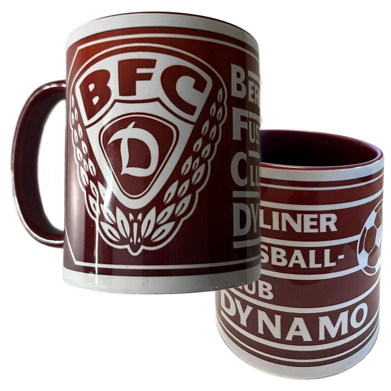 Tasse weinrot weiss - BFC-Logo