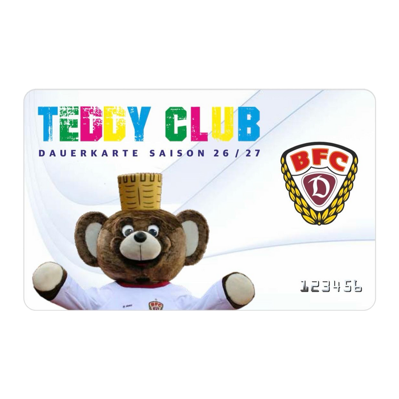 DAUERKARTE TEDDYkarte Saison 2026/27