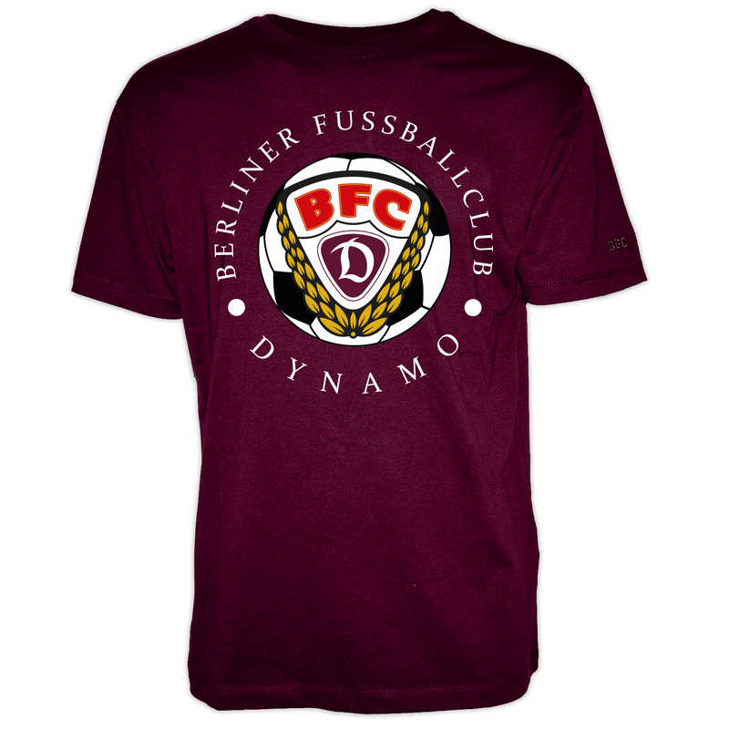 T-Shirt Retro Ball wine
