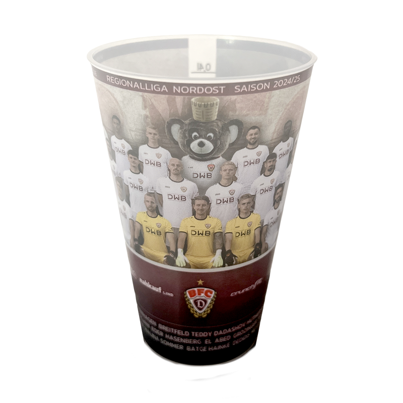 Becher 0.4l BFC Teamfoto 2024/25