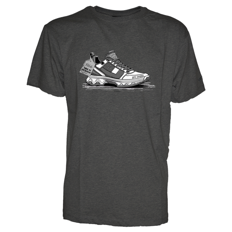 T-Shirt Turnschuh grau