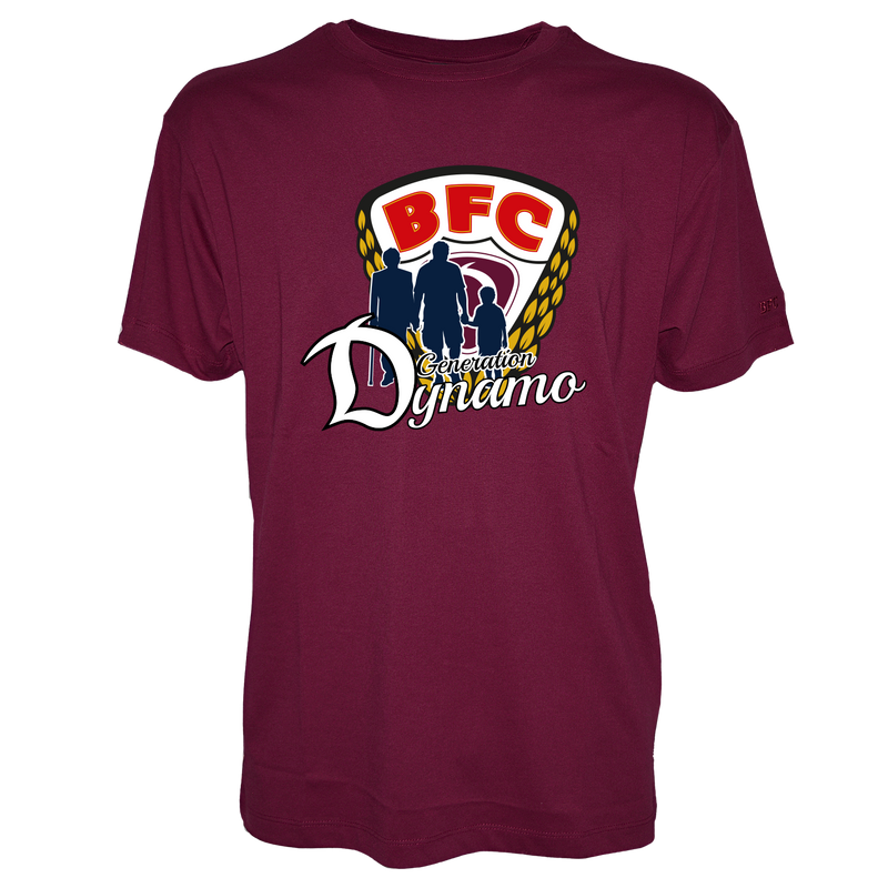 T-Shirt Generation Dynamo weinrot