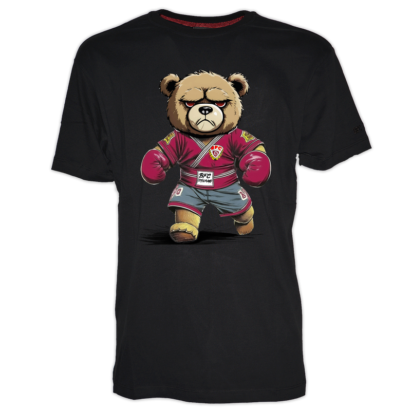 T-Shirt Angry Bär Boxen schwarz