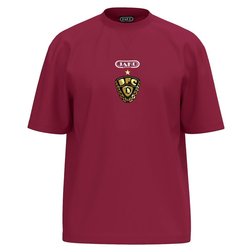T-Shirt JAKO RETRO weinrot